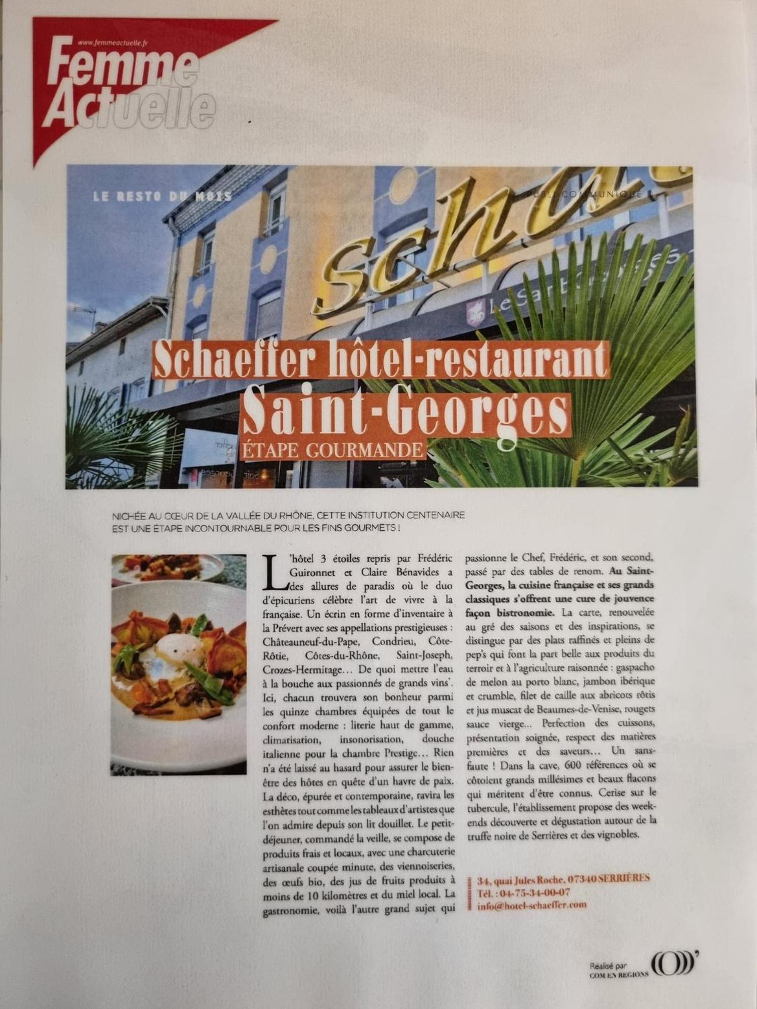 Logis Hotel Schaeffer- Restaurant Le Saint Georges Serrières-en-Chautagne Buitenkant foto